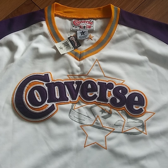NWT VINTAGE  Converse Purple an Gold Jersey - Picture 2 of 8